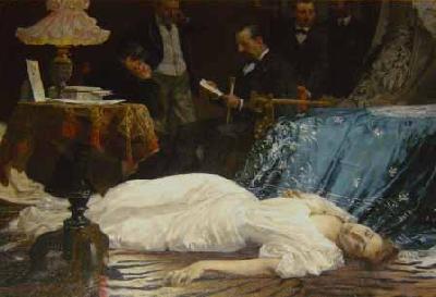 WATTEAU, Louis-Joseph Suicida per amor France oil painting art
